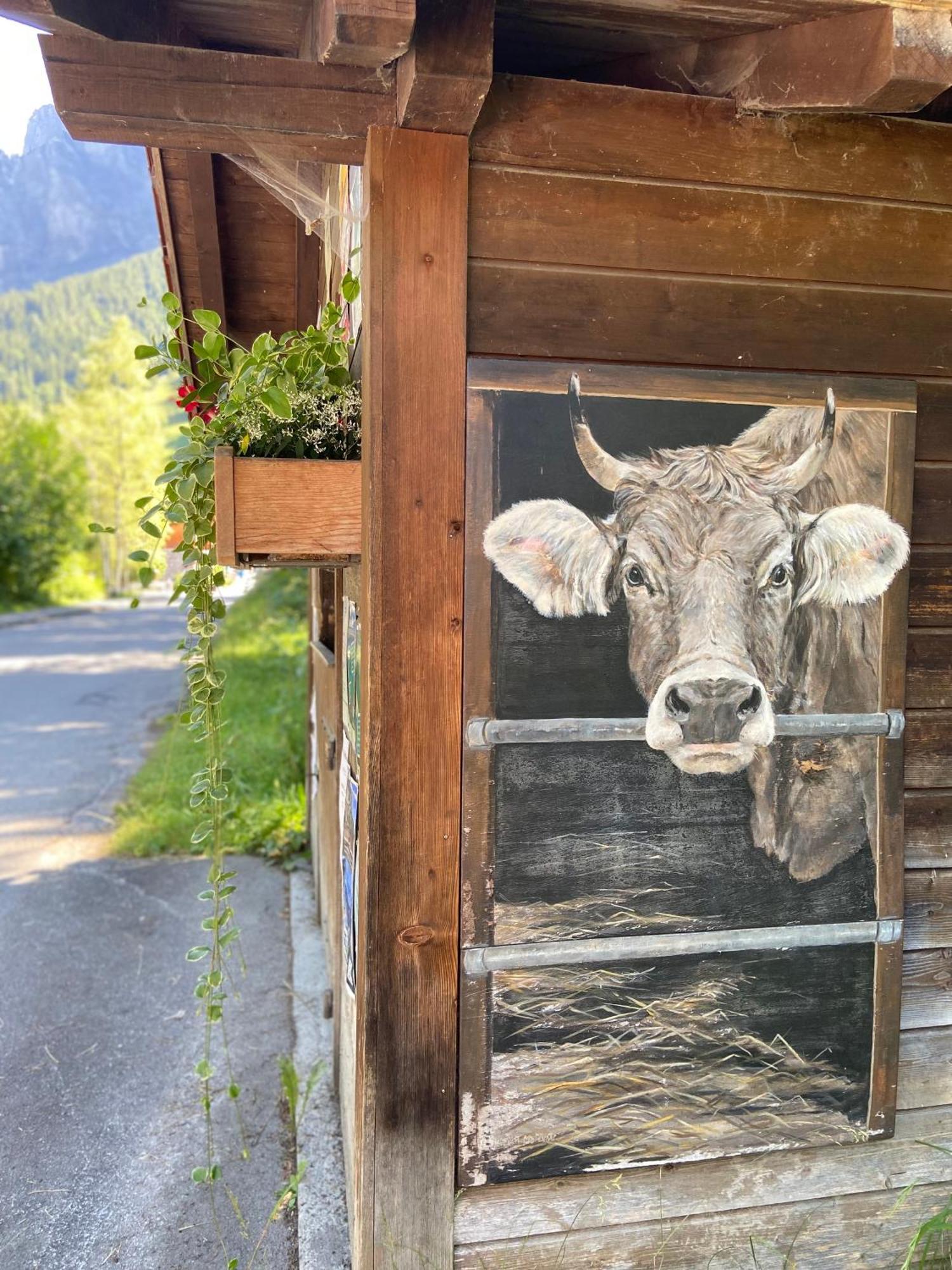 Naturnahe Familienwohnung Ruschegg Exterior foto