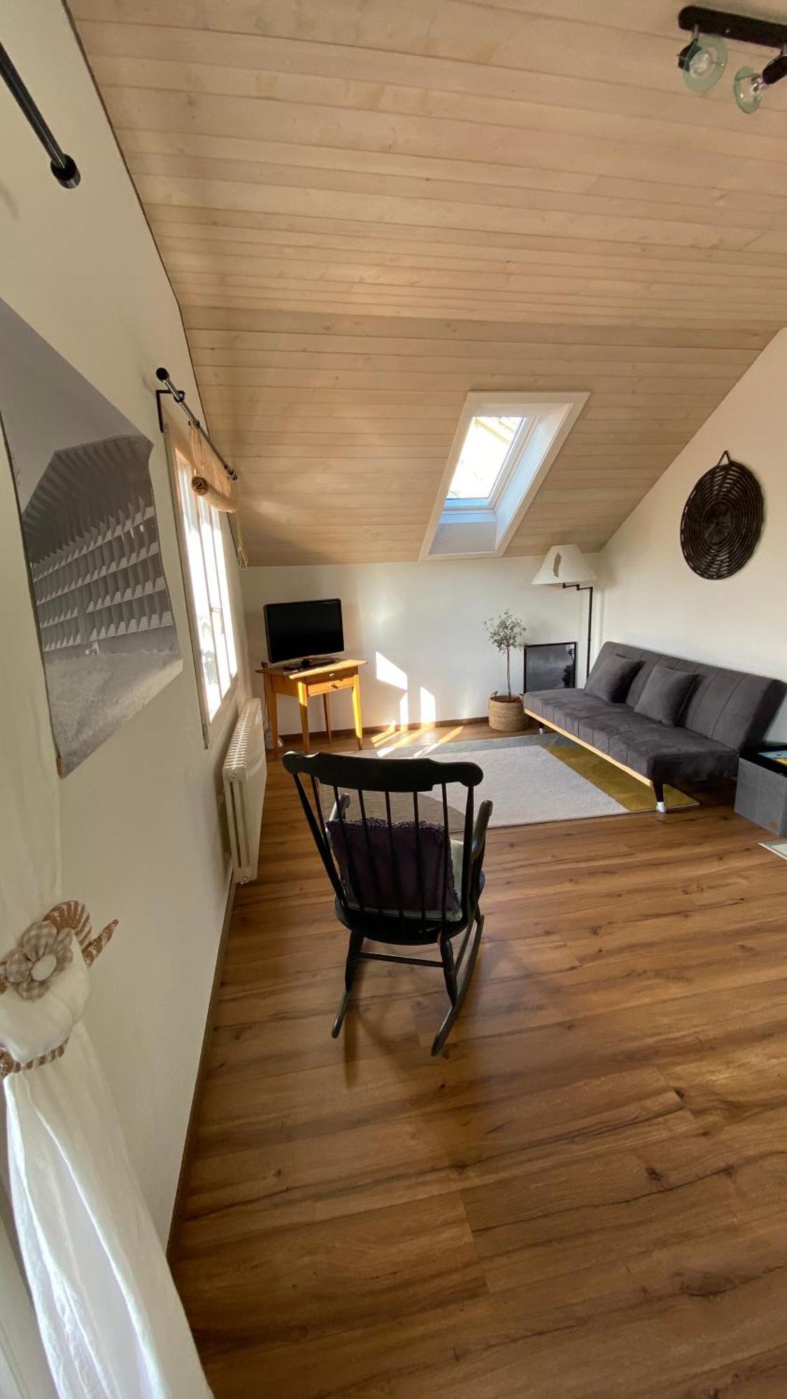 Naturnahe Familienwohnung Ruschegg Exterior foto