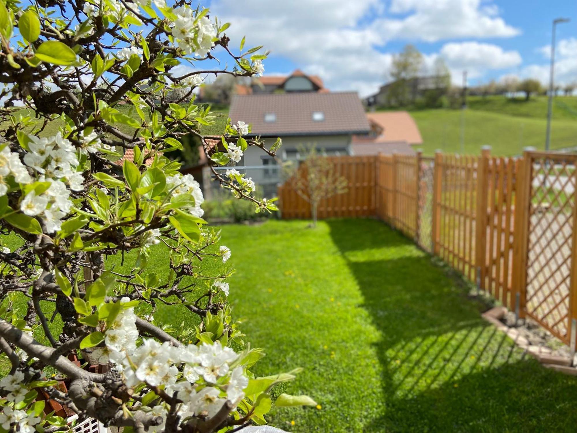 Naturnahe Familienwohnung Ruschegg Exterior foto
